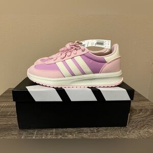 Adidas Pastel Pink and Cream Sneakers